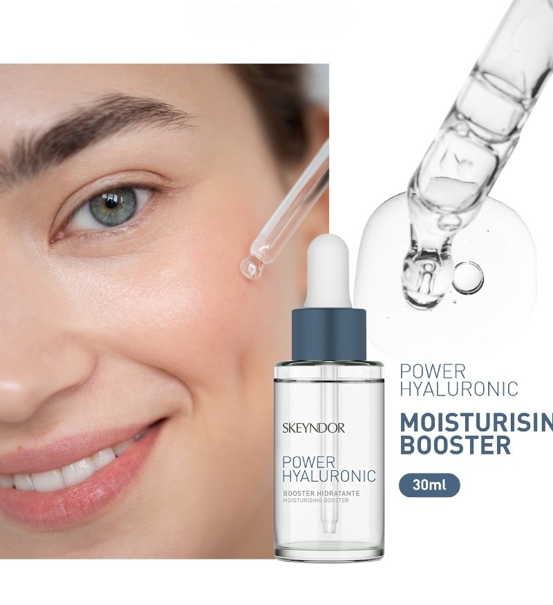 Skeyndor Power Hyaluronic Moisturising Booster 30ml _ Tinh chất dưỡng ẩm phục hồi và làm đầy nếp nhăn chuyên sâu